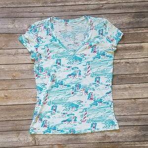 Lilly Pulitzer watch out v neck t-shirt
